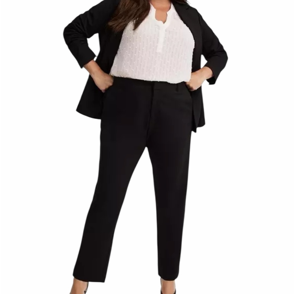 Torrid Black Modern Slim High Rise Pant 16S